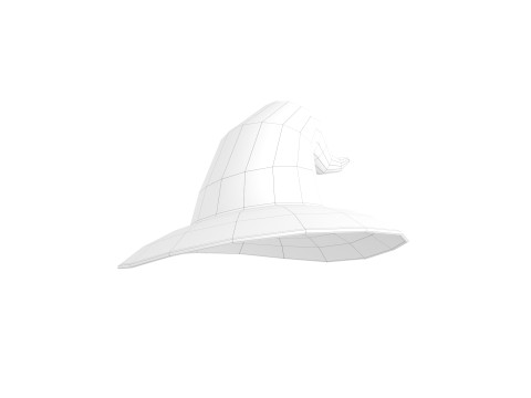 Sorcerer Hat 3D Model