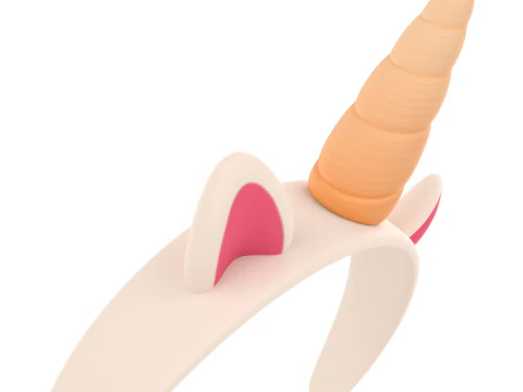 ユニコーンヘッドバンド 3Dモデル