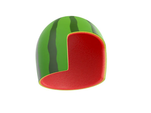 Watermelon Helmet 3D Model