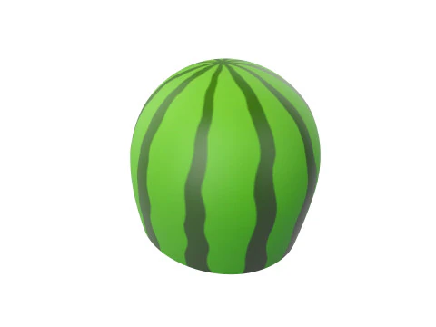 Watermelon Helmet 3D Model