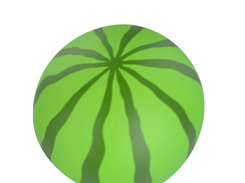 Watermelon Helmet 3D Model