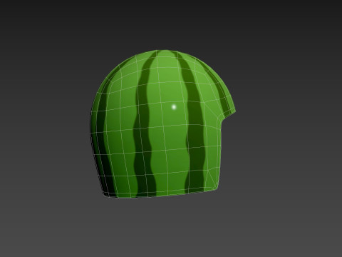 Watermelon Helmet Modelo 3D