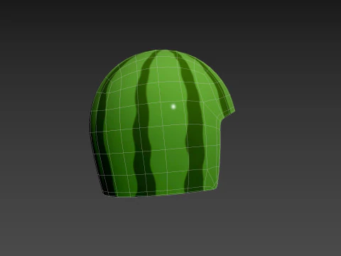 Watermelon Helmet 3D Model
