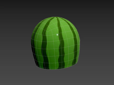Watermelon Helmet 3D Model