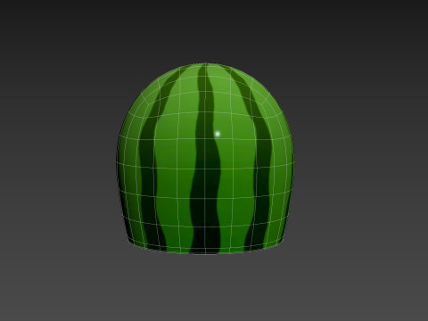 Watermelon Helmet Modelo 3D