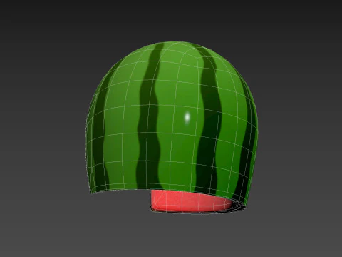 Watermelon Helmet 3D Model
