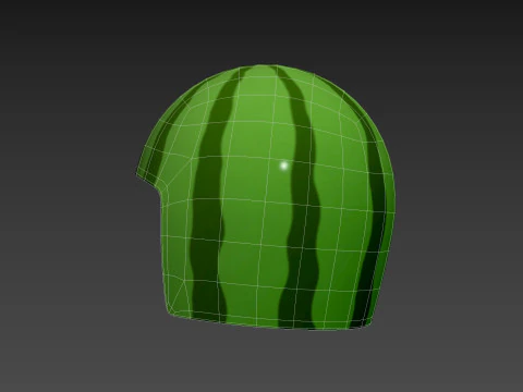 Watermelon Helmet 3D Model
