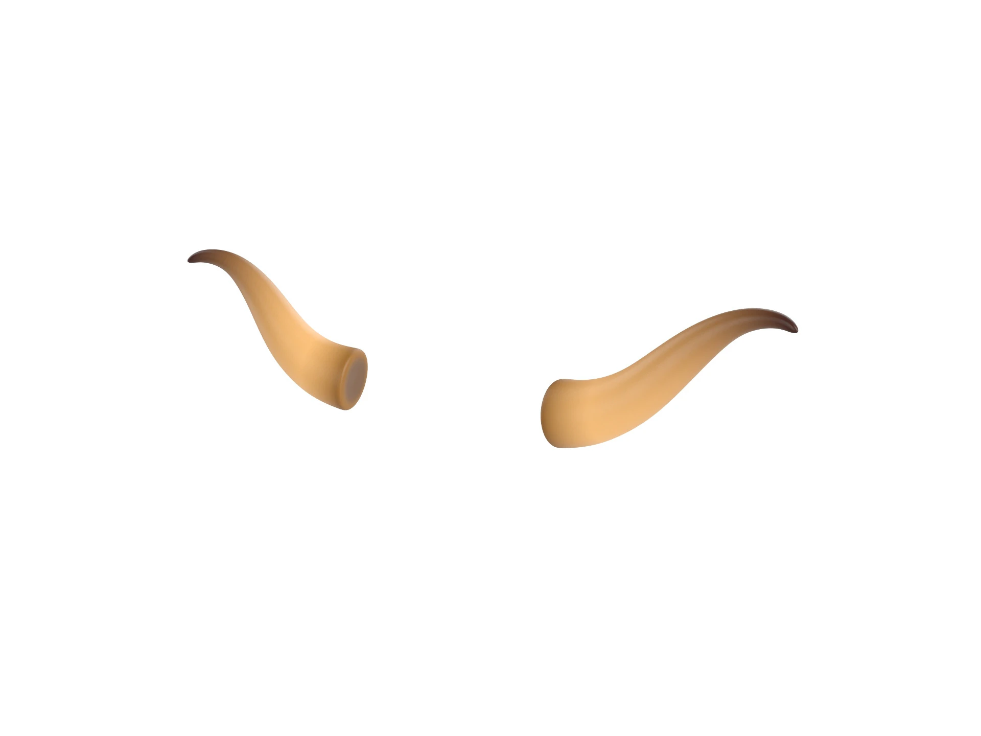 Corno di toro 2 Modello 3D .c4d .max .obj .3ds .fbx .stl .blend