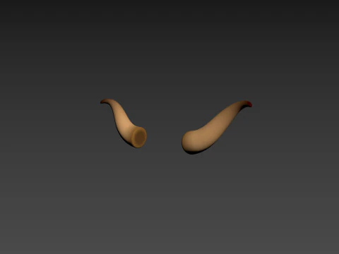 Corno di toro 2 Modello 3D