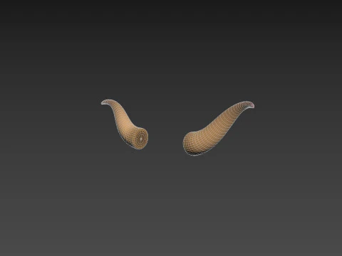 Corno di toro 2 Modello 3D
