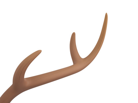 Deer Antler 3D 모델