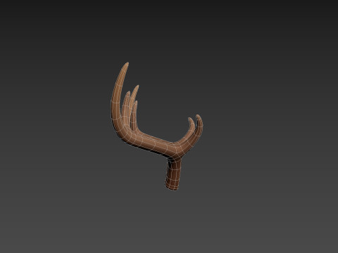 Deer Antler 3D 모델