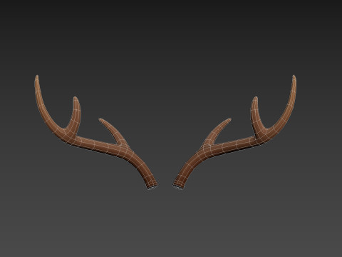 Deer Antler 3D 모델
