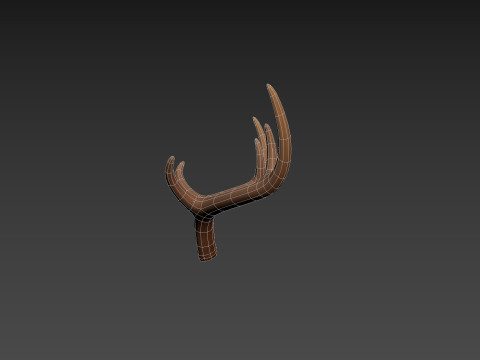 Deer Antler 3D 모델