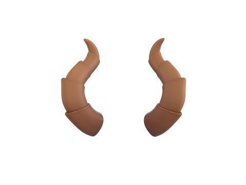 Demon Horn 2 3D Model