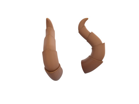 Demon Horn 2 3D Model