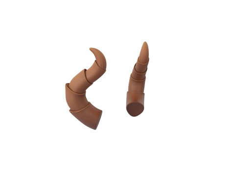 Demon Horn 2 3D Model