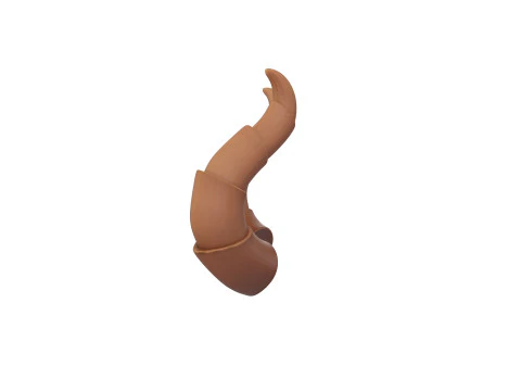 Demon Horn 2 3D Model