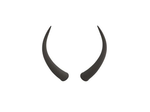 दानव हार्न 3 3D मॉडल