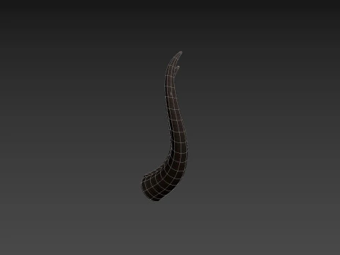 दानव हार्न 3 3D मॉडल