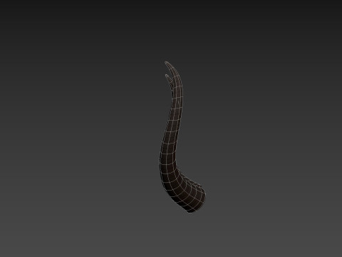 Demon Horn 3 3D Model