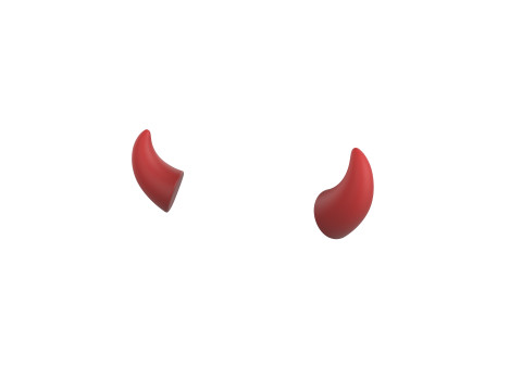 Devil Horn Modello 3D