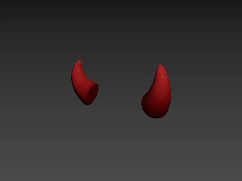 Diabelski r&oacute;g Model 3D