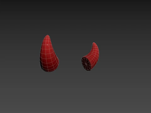 Diabelski r&oacute;g Model 3D