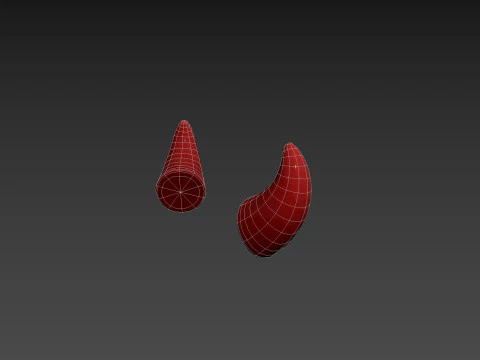 Diabelski r&oacute;g Model 3D