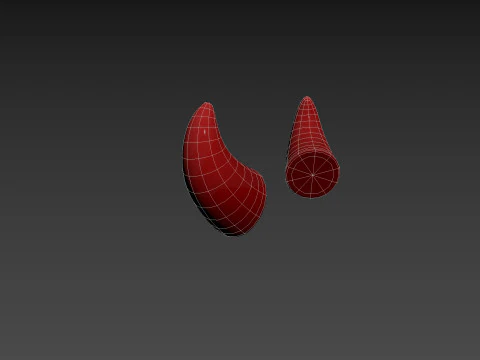 Diabelski r&oacute;g Model 3D