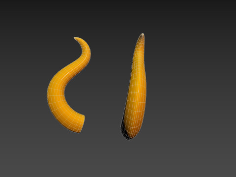 Golden Horn Modello 3D