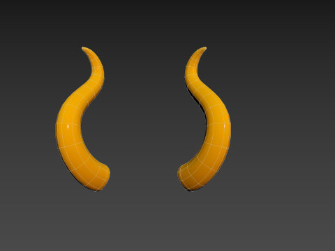 Golden Horn Modello 3D