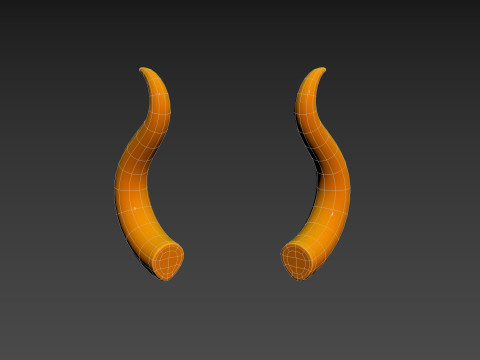 Golden Horn Modello 3D