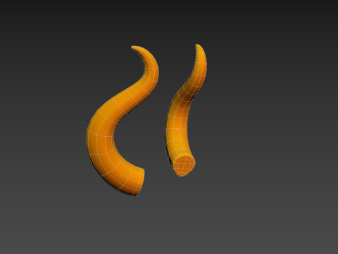 Golden Horn Modello 3D