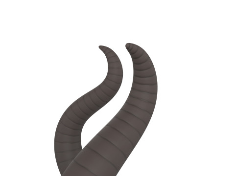 Satan Horn 2 3D Model