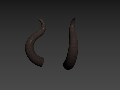 Satan Horn 2 3D Model