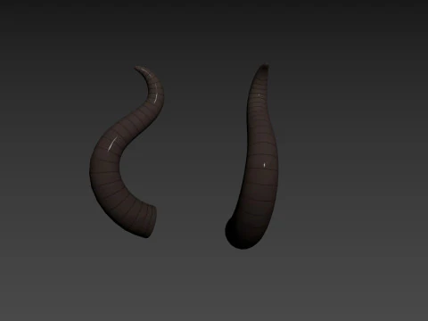 Satan Horn 2 3D Model