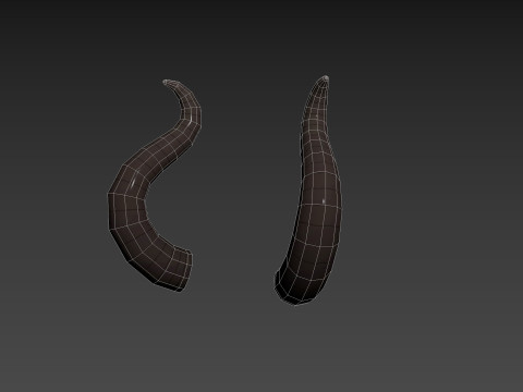 Satan Horn 2 3D Model