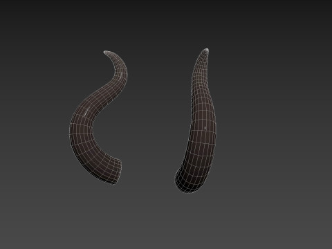 Satan Horn 2 3D Model