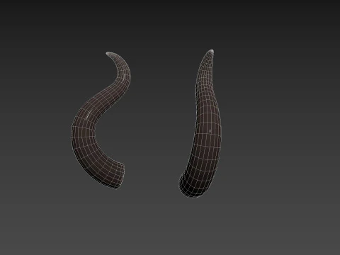 Satan Horn 2 3D Model