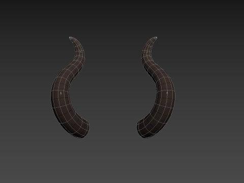 Satan Horn 2 3D Model
