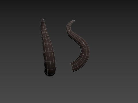 Satan Horn 2 3D Model