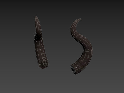 Satan Horn 2 3D Model