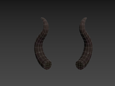 Satan Horn 2 3D Model