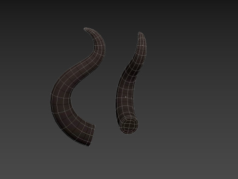 Satan Horn 2 3D Model