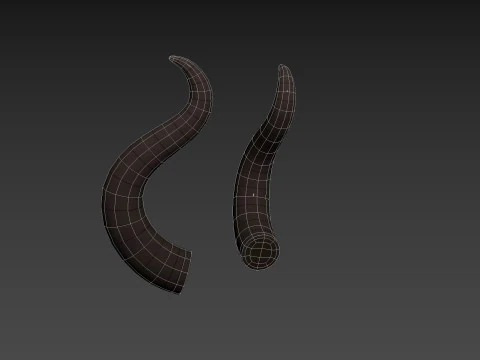 Satan Horn 2 3D Model