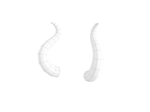 Satan Horn 2 3D Model