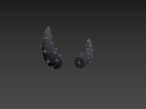Spike Horn Modelo 3D