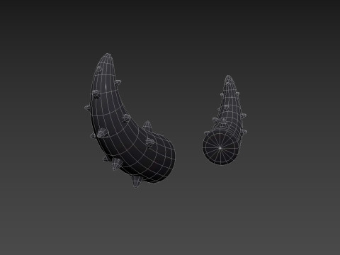 Spike Horn Modelo 3D