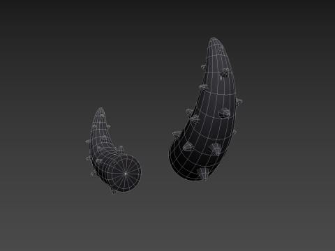 Spike Horn Modelo 3D